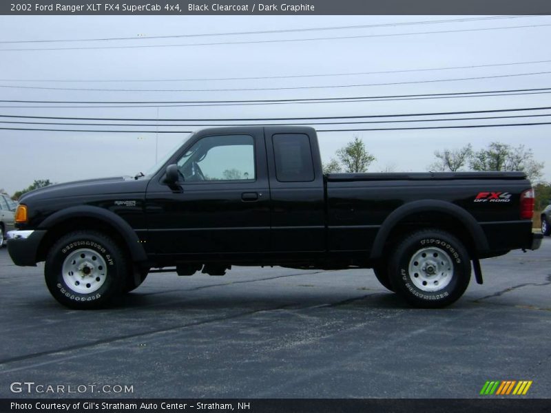 Black Clearcoat / Dark Graphite 2002 Ford Ranger XLT FX4 SuperCab 4x4