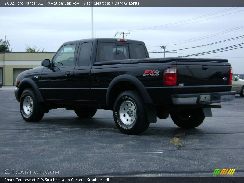 Black Clearcoat / Dark Graphite 2002 Ford Ranger XLT FX4 SuperCab 4x4