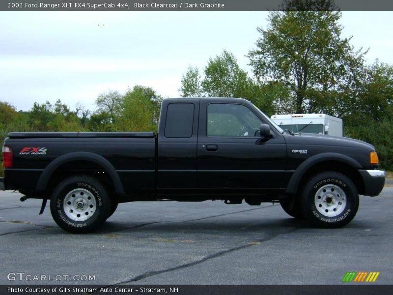 Black Clearcoat / Dark Graphite 2002 Ford Ranger XLT FX4 SuperCab 4x4