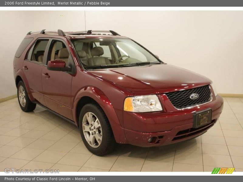 Merlot Metallic / Pebble Beige 2006 Ford Freestyle Limited