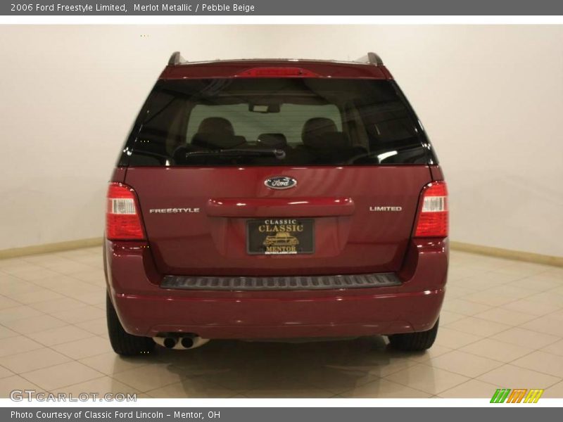 Merlot Metallic / Pebble Beige 2006 Ford Freestyle Limited