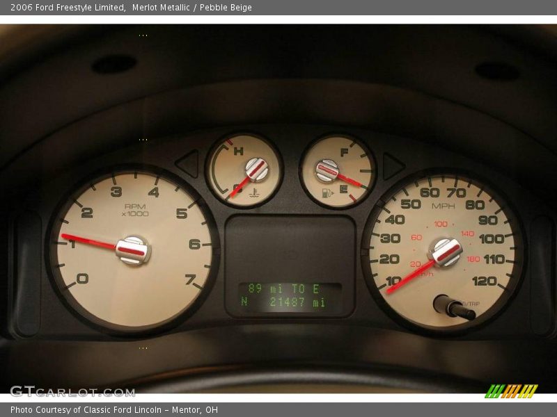 Merlot Metallic / Pebble Beige 2006 Ford Freestyle Limited