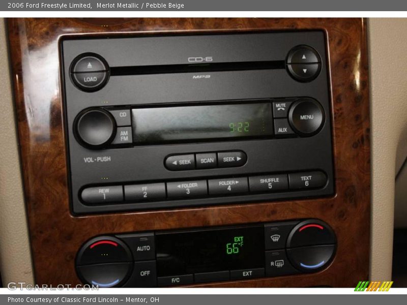 Merlot Metallic / Pebble Beige 2006 Ford Freestyle Limited
