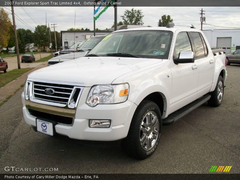 Oxford White / Camel 2007 Ford Explorer Sport Trac Limited 4x4