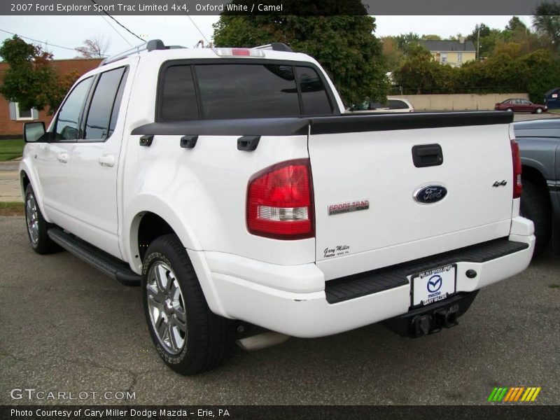 Oxford White / Camel 2007 Ford Explorer Sport Trac Limited 4x4