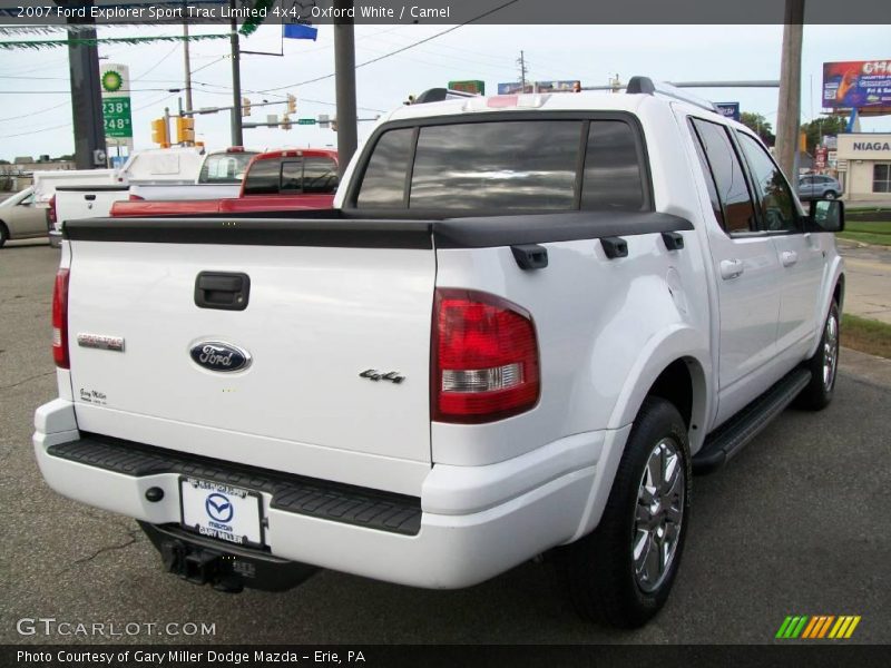 Oxford White / Camel 2007 Ford Explorer Sport Trac Limited 4x4