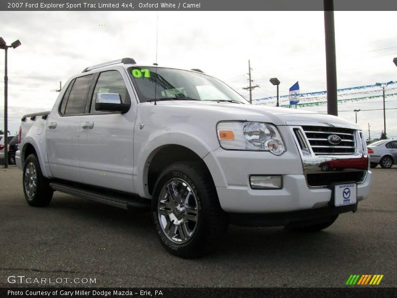 Oxford White / Camel 2007 Ford Explorer Sport Trac Limited 4x4