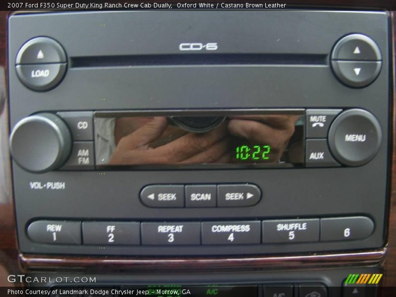 Oxford White / Castano Brown Leather 2007 Ford F350 Super Duty King Ranch Crew Cab Dually