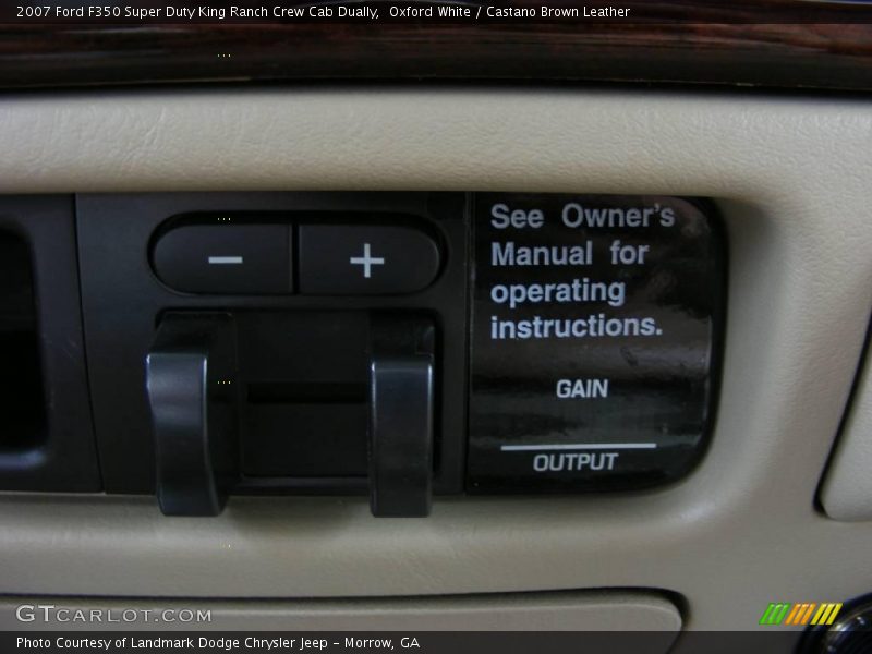 Oxford White / Castano Brown Leather 2007 Ford F350 Super Duty King Ranch Crew Cab Dually