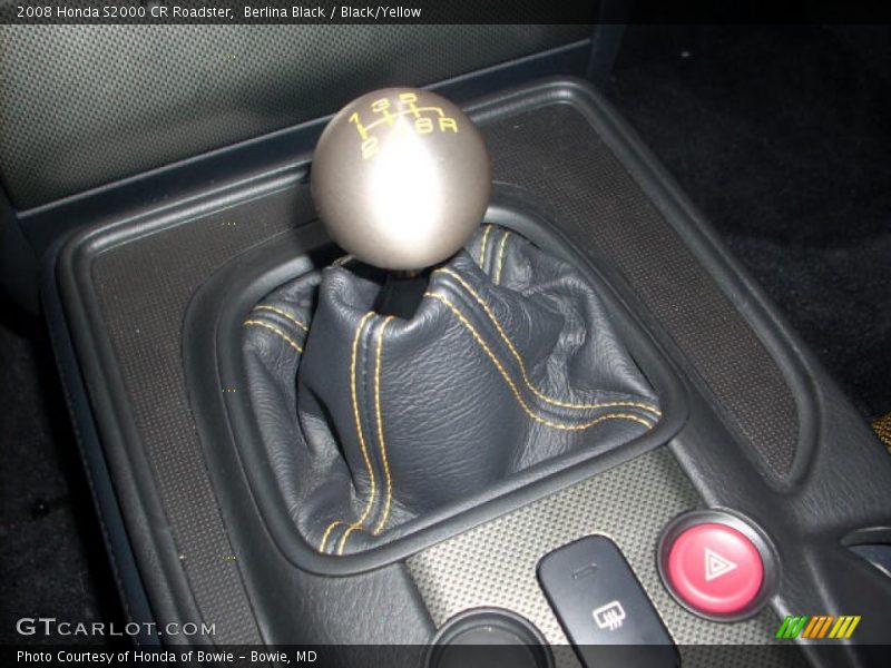 Berlina Black / Black/Yellow 2008 Honda S2000 CR Roadster