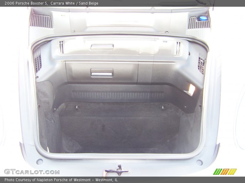 Carrara White / Sand Beige 2006 Porsche Boxster S