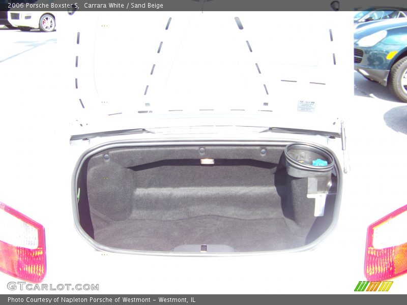Carrara White / Sand Beige 2006 Porsche Boxster S