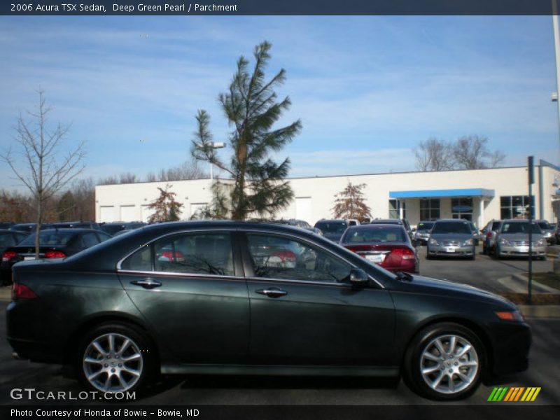 Deep Green Pearl / Parchment 2006 Acura TSX Sedan