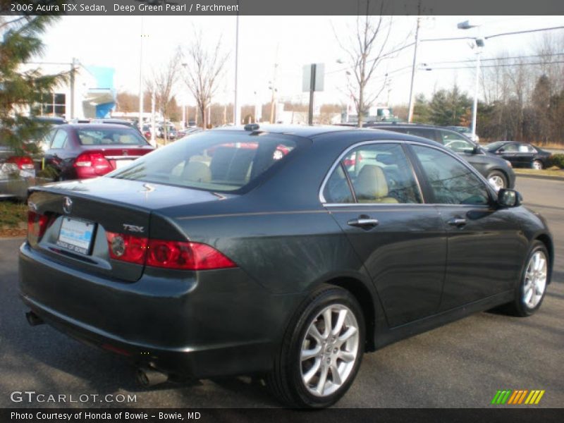 Deep Green Pearl / Parchment 2006 Acura TSX Sedan