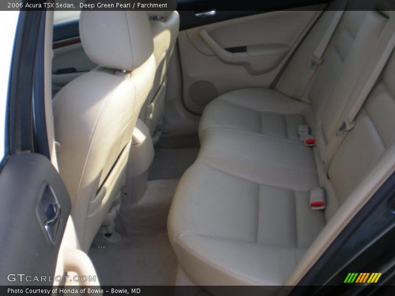 Deep Green Pearl / Parchment 2006 Acura TSX Sedan