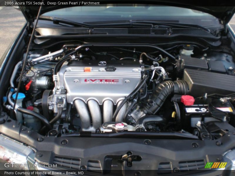 Deep Green Pearl / Parchment 2006 Acura TSX Sedan