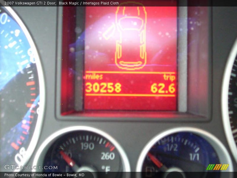 Black Magic / Interlagos Plaid Cloth 2007 Volkswagen GTI 2 Door