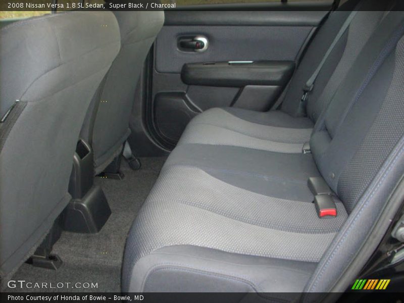 Super Black / Charcoal 2008 Nissan Versa 1.8 SL Sedan