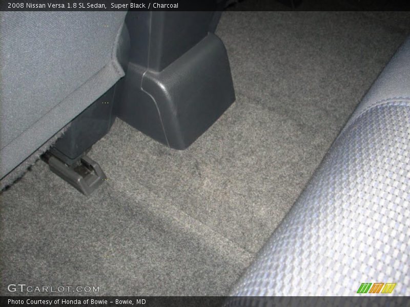 Super Black / Charcoal 2008 Nissan Versa 1.8 SL Sedan