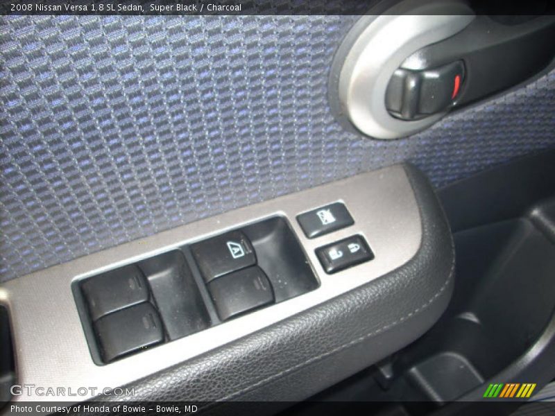 Super Black / Charcoal 2008 Nissan Versa 1.8 SL Sedan