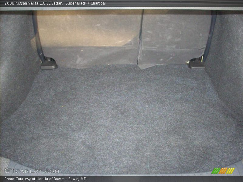 Super Black / Charcoal 2008 Nissan Versa 1.8 SL Sedan
