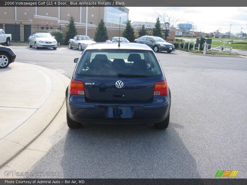 Blue Anthracite Metallic / Black 2006 Volkswagen Golf GLS 4 Door