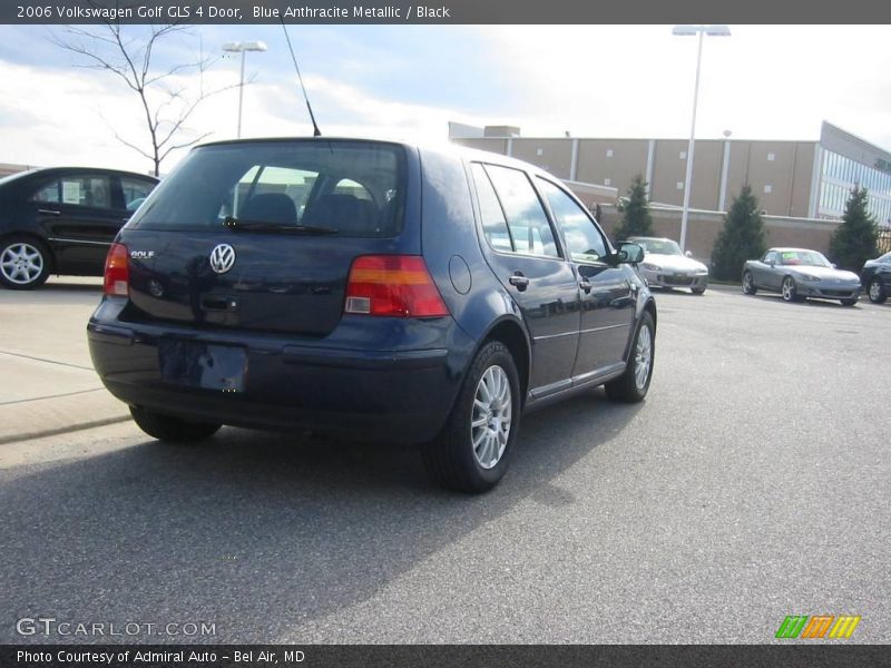 Blue Anthracite Metallic / Black 2006 Volkswagen Golf GLS 4 Door