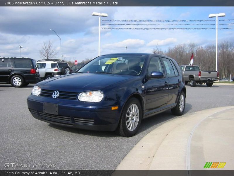 Blue Anthracite Metallic / Black 2006 Volkswagen Golf GLS 4 Door