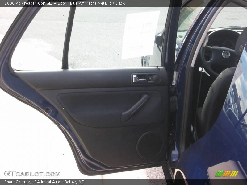 Blue Anthracite Metallic / Black 2006 Volkswagen Golf GLS 4 Door