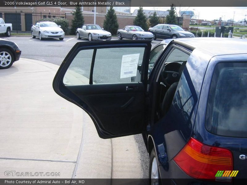 Blue Anthracite Metallic / Black 2006 Volkswagen Golf GLS 4 Door