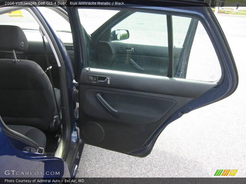 Blue Anthracite Metallic / Black 2006 Volkswagen Golf GLS 4 Door