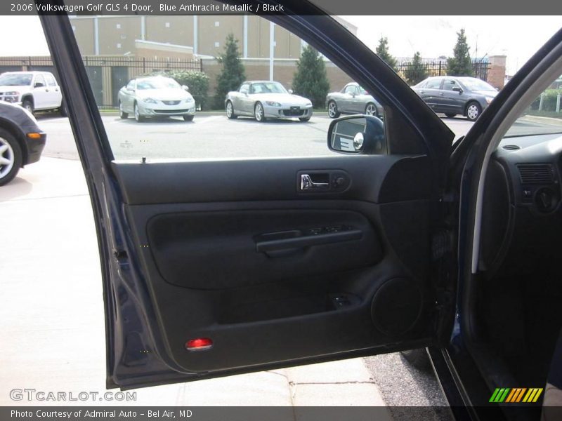 Blue Anthracite Metallic / Black 2006 Volkswagen Golf GLS 4 Door