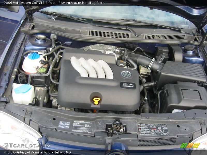 Blue Anthracite Metallic / Black 2006 Volkswagen Golf GLS 4 Door
