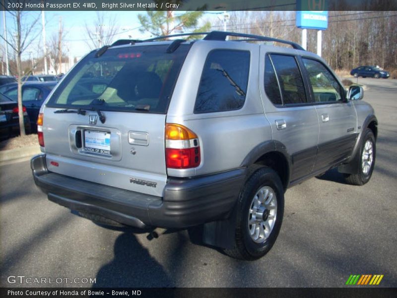Bright Silver Metallic / Gray 2002 Honda Passport EX 4WD