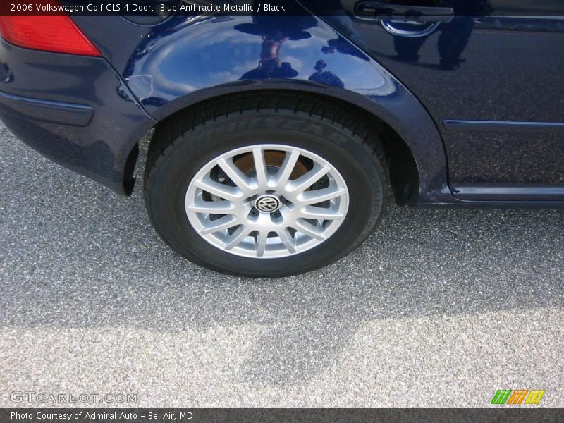 Blue Anthracite Metallic / Black 2006 Volkswagen Golf GLS 4 Door