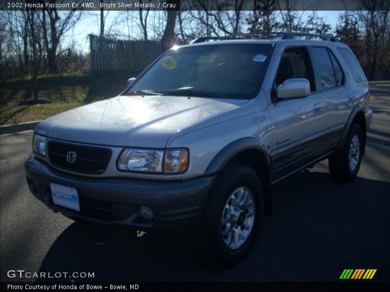 Bright Silver Metallic / Gray 2002 Honda Passport EX 4WD