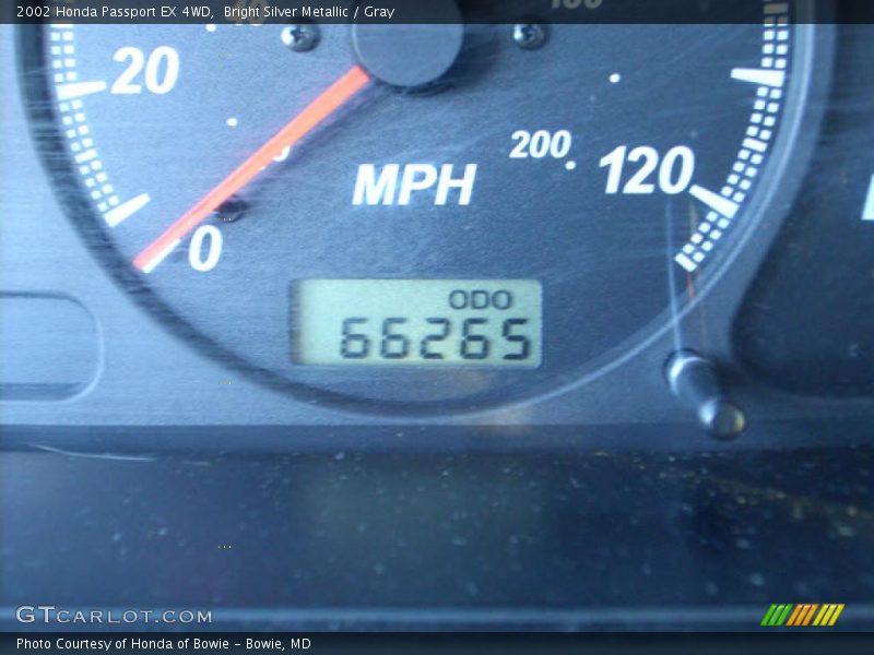 Bright Silver Metallic / Gray 2002 Honda Passport EX 4WD
