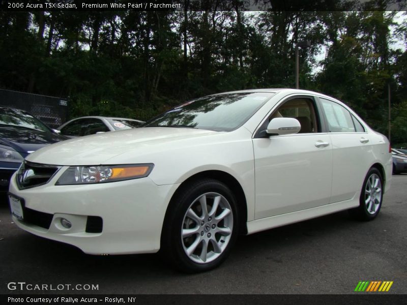 Premium White Pearl / Parchment 2006 Acura TSX Sedan