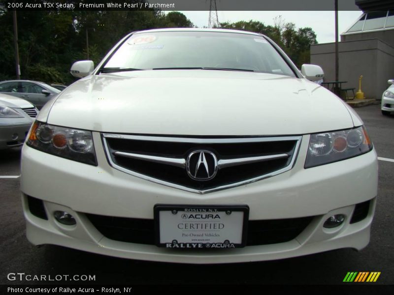 Premium White Pearl / Parchment 2006 Acura TSX Sedan