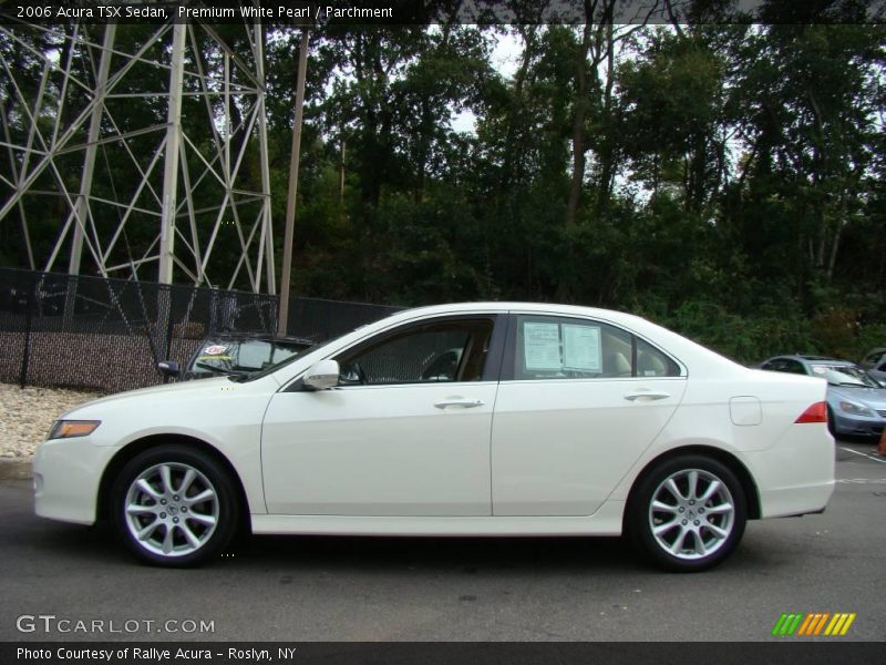 Premium White Pearl / Parchment 2006 Acura TSX Sedan