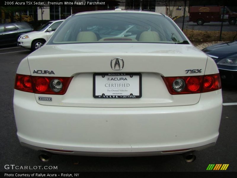 Premium White Pearl / Parchment 2006 Acura TSX Sedan