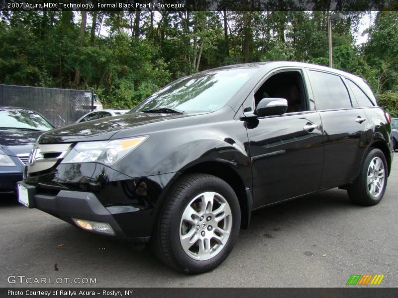 Formal Black Pearl / Bordeaux 2007 Acura MDX Technology