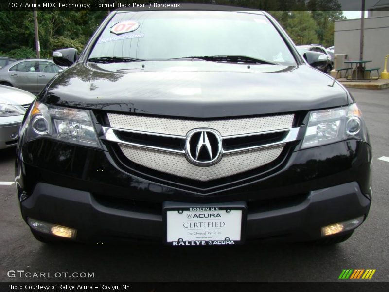 Formal Black Pearl / Bordeaux 2007 Acura MDX Technology