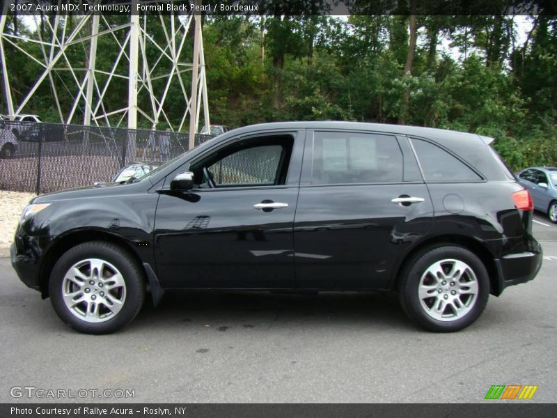 Formal Black Pearl / Bordeaux 2007 Acura MDX Technology