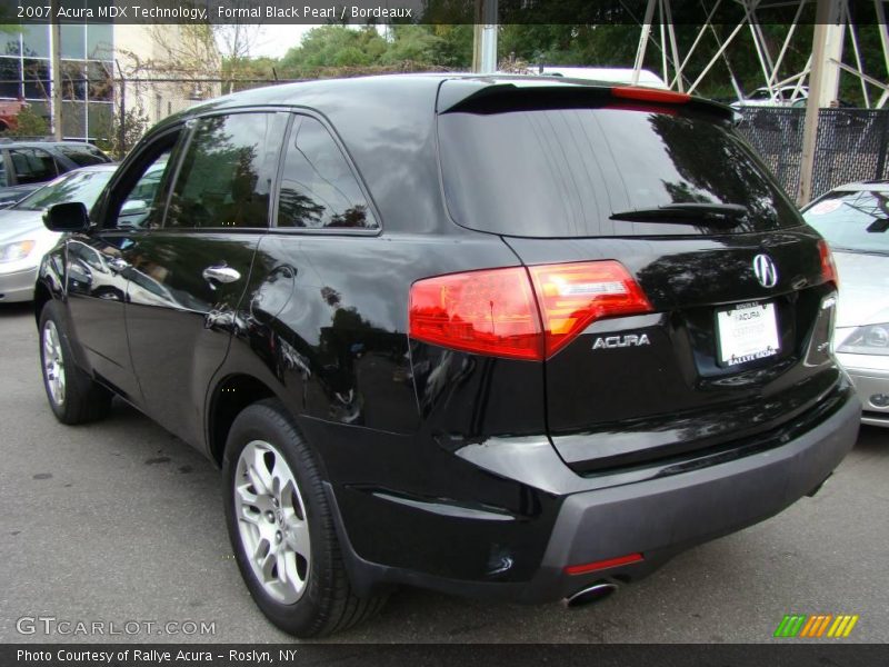 Formal Black Pearl / Bordeaux 2007 Acura MDX Technology