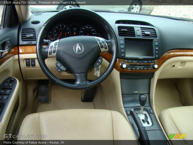Premium White Pearl / Parchment 2006 Acura TSX Sedan