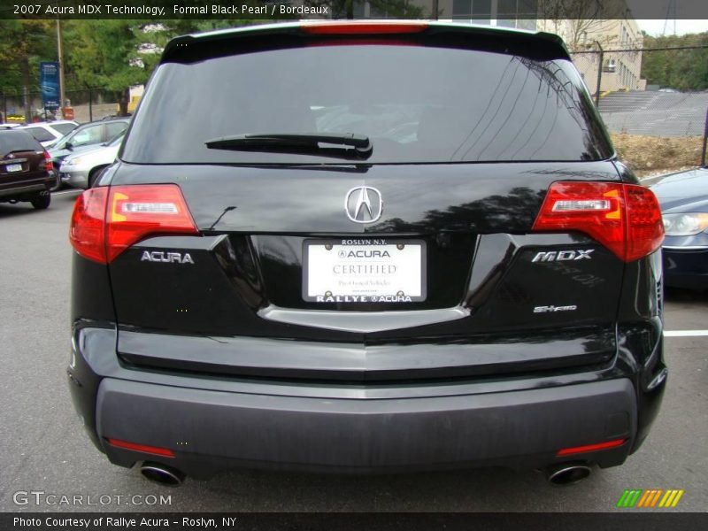 Formal Black Pearl / Bordeaux 2007 Acura MDX Technology
