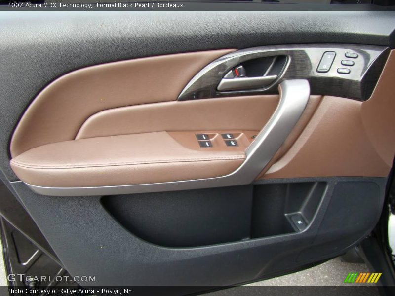 Formal Black Pearl / Bordeaux 2007 Acura MDX Technology