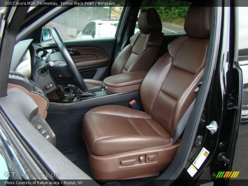Formal Black Pearl / Bordeaux 2007 Acura MDX Technology