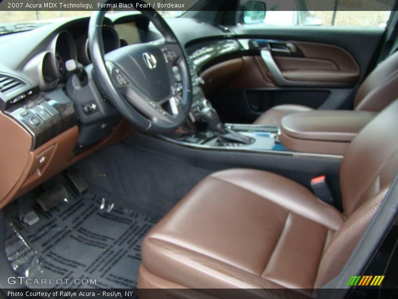 Formal Black Pearl / Bordeaux 2007 Acura MDX Technology